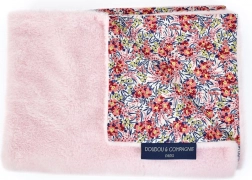 Copertina per bambini in peluche Boh'aime 70 × 100 cm rosa