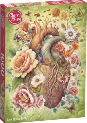 Cherry Pazzi puzzle Tenero sbocciare dell’amore 1000 pezzi