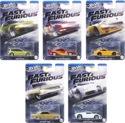 hot wheels fast & furious – set 5 auto silver series