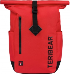 Zaino avvolgibile Teribear rosso