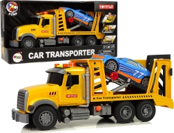 Carro attrezzi giallo con rampa, luci e suoni