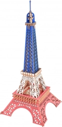 Puzzle 3D in legno Torre Eiffel nei colori della Francia