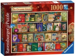 Puzzle Ravensburger Biblioteca di Natale 1000 pezzi