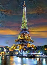 Puzzle Torre Eiffel al tramonto 1000 pezzi BLUEBIRD