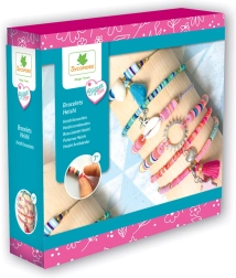 Produzione di gioielli: Braccialetti di perline Heishi - blu e rosa