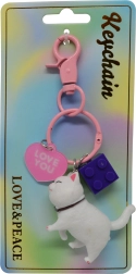 Portachiavi gattina LOVE YOU