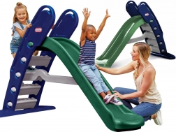 scivolo per bambini Little Tikes Giant Slide Jungle 180 cm – blu‑verde