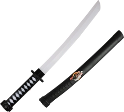 Spada da samurai ninja per bambini con luce e suoni, 56 cm