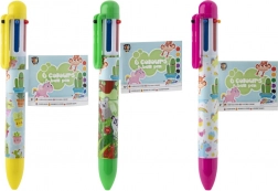 Penna a sfera a sei colori