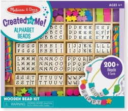 Set creativo di perline con lettere