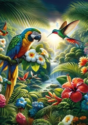 Puzzle d'Arte Sogno Tropicale 260 pezzi