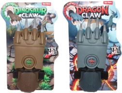 Artigli a scatto drago/dinosauro in plastica 11 × 29 cm, 2 colori
