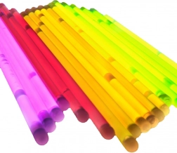 Nastri fluorescenti 100 pezzi multicolore che brillano al buio