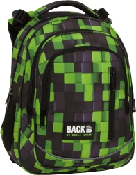 Zaino scolastico BackUP Metasphere verde-nero 24 l
