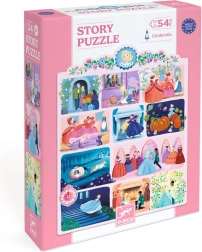 DJECO Puzzle Fiabesco Cenerentola - 54 pezzi