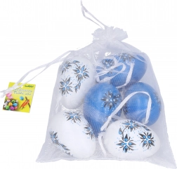 Uova decorative in plastica mix