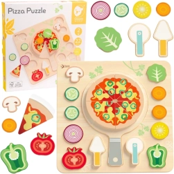 CLASSIC WORLD Pizza di legno da tagliare, puzzle 22 pezzi