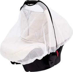 Zanzariera per seggiolino auto New Baby Basic bianca