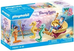 Set di figure Princess Magic – Abitanti del mondo sottomarino con carro trainato da cavallucci marini