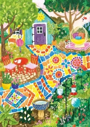 Puzzle mosaico da giardino 1000 pezzi