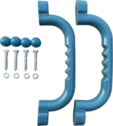 Maniglie in plastica turchese per parchi giochi per bambini