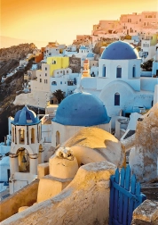 Puzzle TREFL Premium Plus Foto Odissea: Oia, Santorini 1000 pezzi