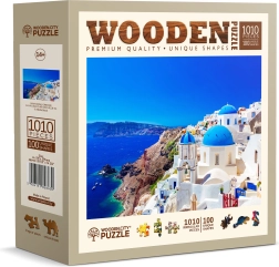 Puzzle in legno Santorini Grecia