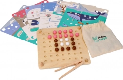 Gioco motorio in legno con palline – animali dell'Artico (ADAM TOYS)