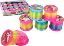 Molla arcobaleno con effetto LED – motivo unicorni