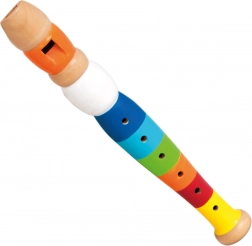 Flauto di legno colorato per bambini