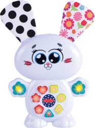 Coniglio interattivo con effetti 18 cm