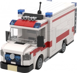 Brixies Plus ambulanza con barelle, 430 pezzi