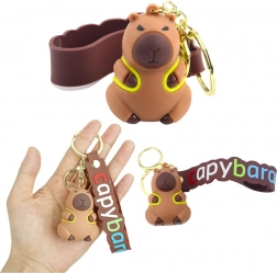 Ciondolo Capibara Con Zainetto Giallo