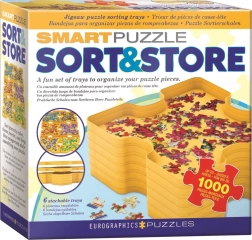 EUROGRAPHICS ordinatore per puzzle – set di 6 vaschette