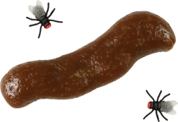 Cacchina finta con mosche – realistica props per scherzi