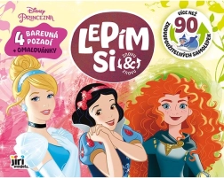 Principesse Disney – adesivi statici riutilizzabili e pagine da colorare