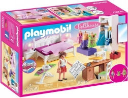 Set di figure Casa delle bambole – camera da letto con angolo cucito