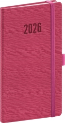 Agenda tascabile Rivoli 2026 rosa