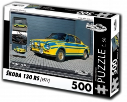 puzzle retro-auto škoda 130 rs 500 pezzi