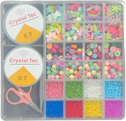 Set di perline con organizer, 26 scomparti