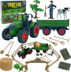 Mini fattoria trattore con animali e strumenti di Woopie