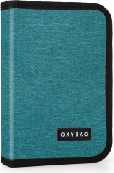 Astuccio scolastico con 2 alette UNICOLOR green