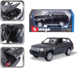 Modello in metallo BBURAGO RANGE ROVER SPORT 1:18, nero