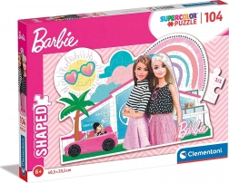 CLEMENTONI Puzzle sagomato Barbie 104 pezzi