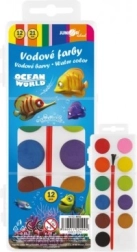 Colori ad acquerello Ocean World con pennello