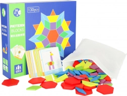 Puzzle Montessori in legno a mosaico 155 pezzi