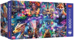 Puzzle Trefl Premium Plus Mondo Colorato 8000 pezzi