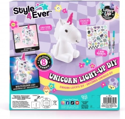 Style4Ever unicorno luminoso – set creativo