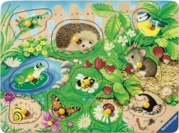 Puzzle in legno con animali
