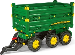 Rolly Toys rimorchio ribaltabile John Deere a 3 assi